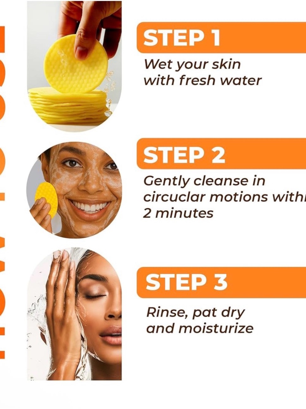 Kojic Acid Turmeric Cleansing Pads containing 70 pads meant to brighten skin - Picture 11 of 11